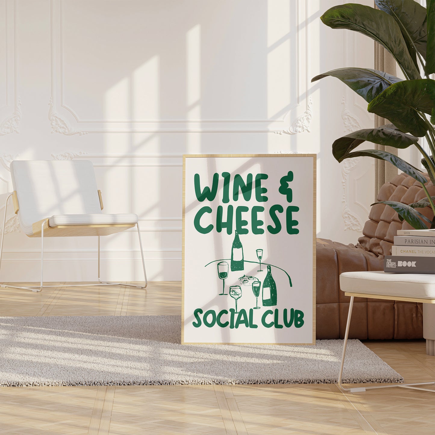 Wine & Cheese Social Club Poster